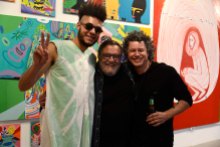 Rimon Guimarães, Luis Melo e Daniel Dach - Exposição Gambiarra, Coletiza, Curitiba/PR - Foto Gilson Camargo